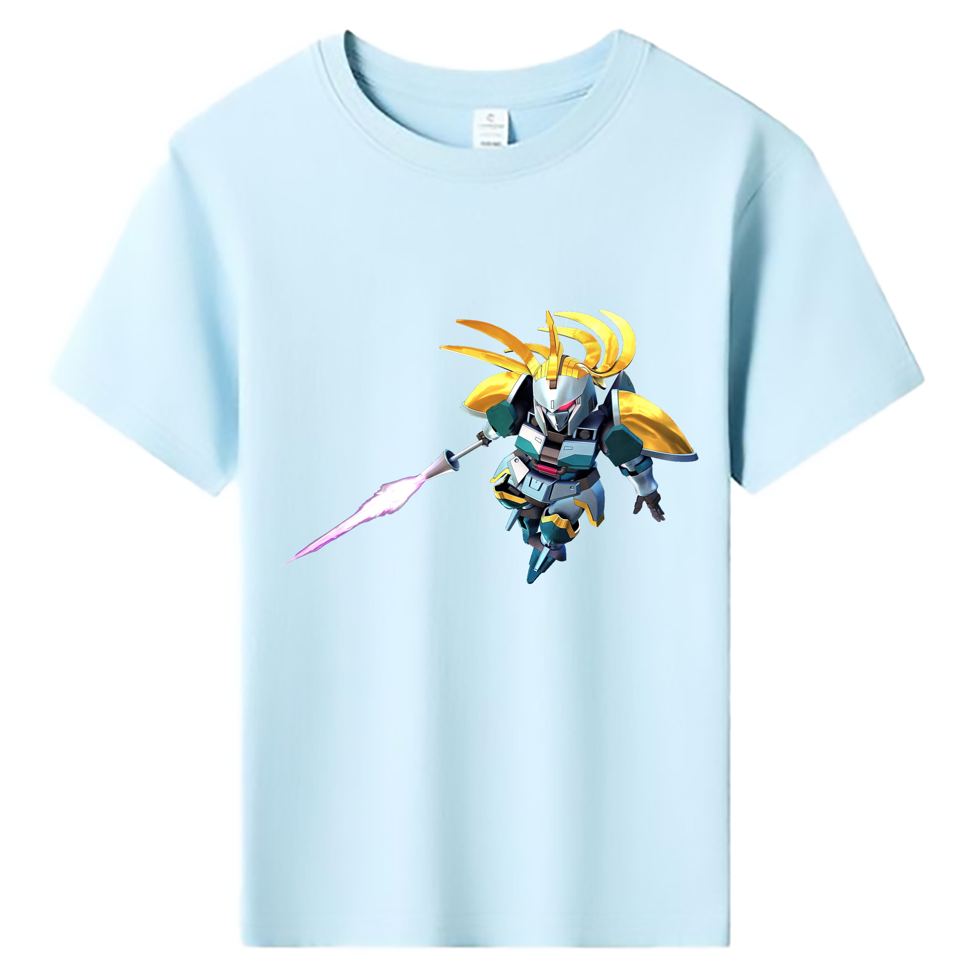 （画像用） 機動戦士ガンダム Mobile Suit Gundam 綿100％キッズTシャツ（フロントプリント）